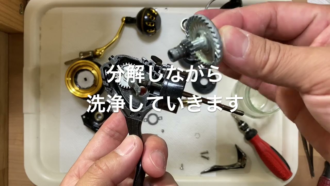 LEGALIS 18レガリス LT3000-CXH 簡単分解 オーバーホール〜釣り初心者の鬼門〜リールのメンテナンス