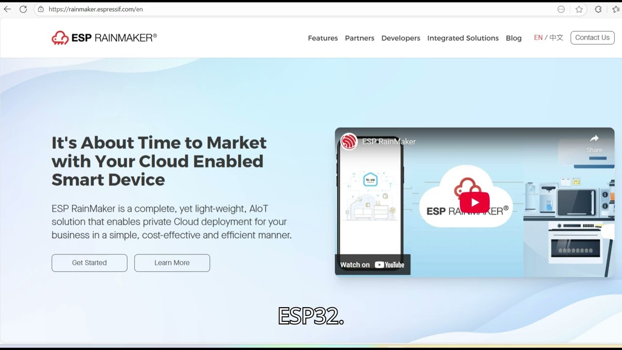 Use ESP32 with ESP -Rainmaker