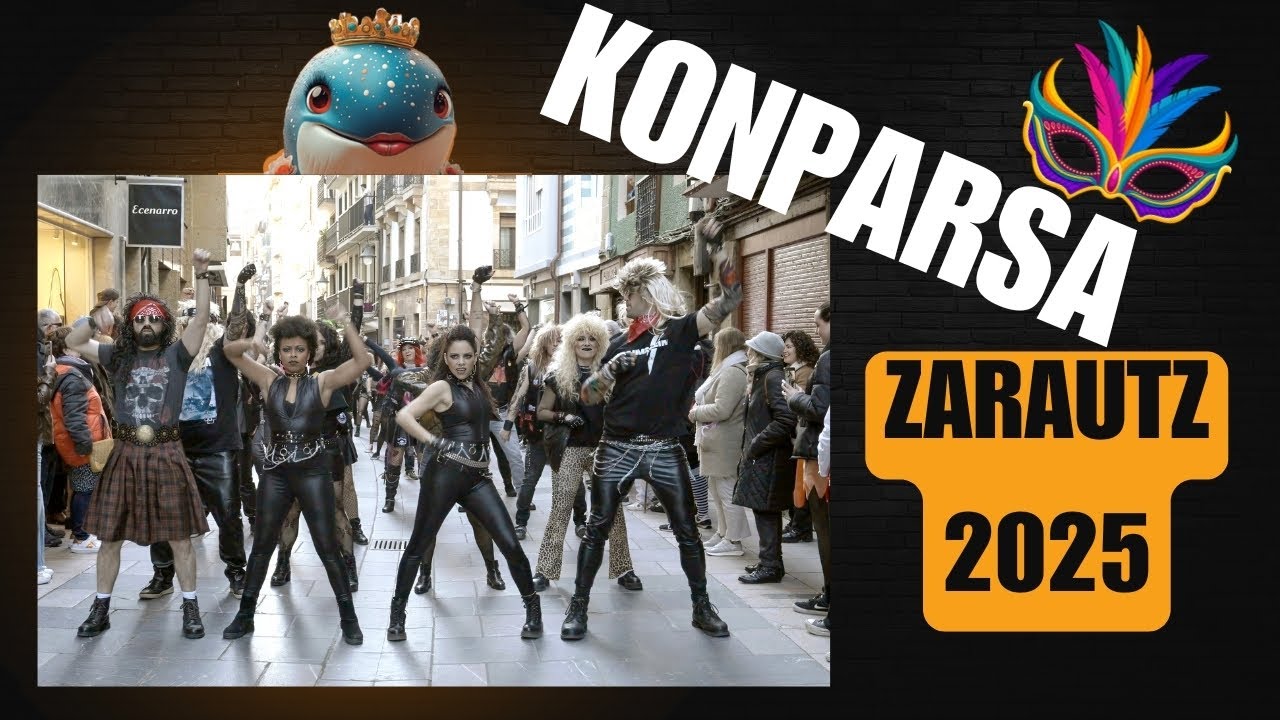 Iñauteriak 2025 Zarautz: Konpartsa 