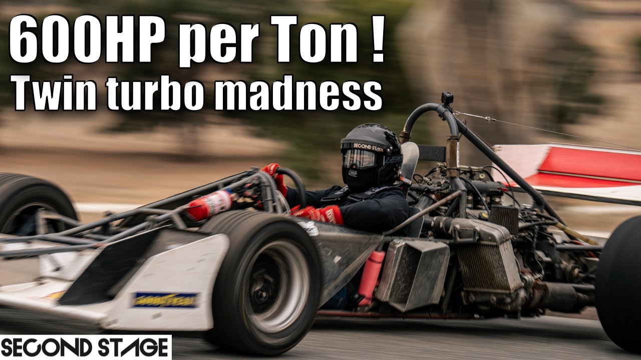 2.5 liter V6 twin turbo race car is SCARY!