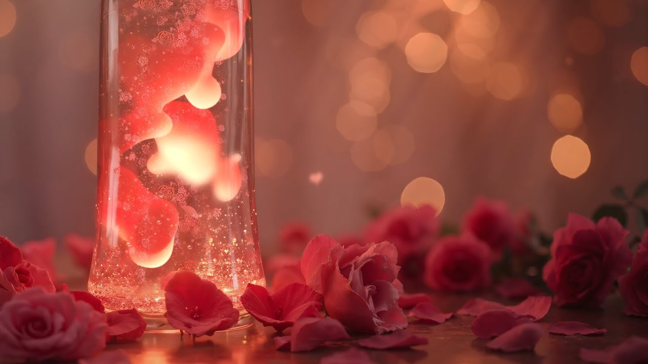💖 Lava Lamp Love: Romantic Valentine's Day 2025 Ambience & Relaxing Music 🎶✨