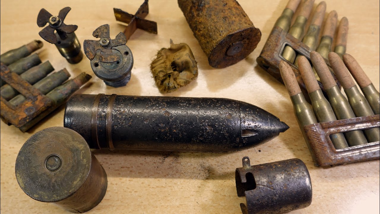 Vi mostro alcuni reperti - metal detecting ww1