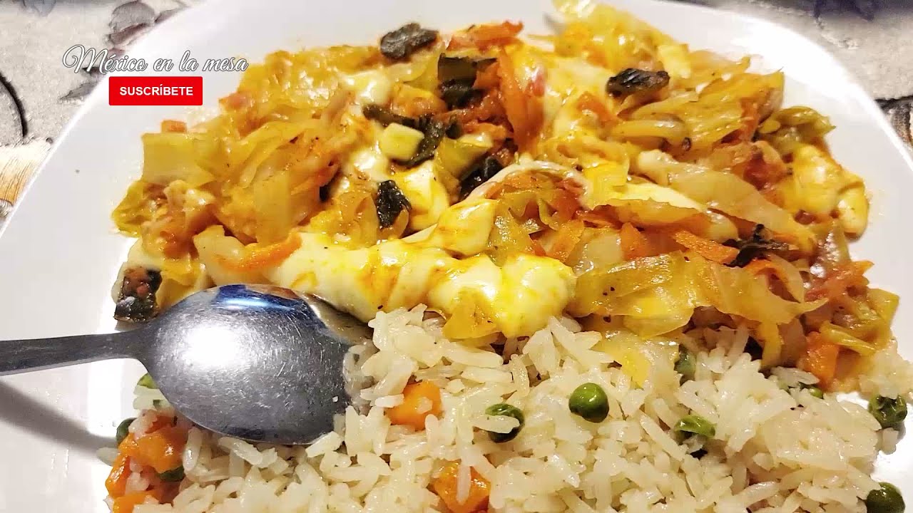 Sopa De Repollo Con Queso Muy Rica ❤