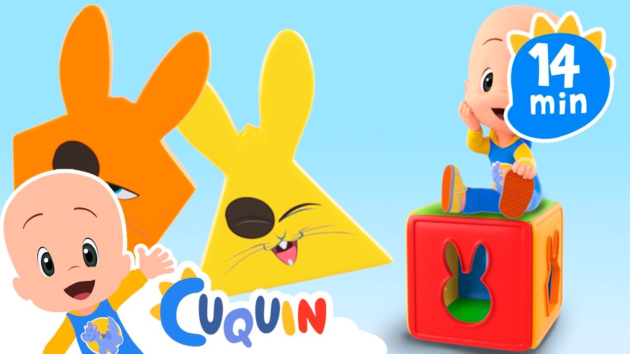 Learn the shapes with Cuquín and Ghost's color cube  | Educational Videos for Children