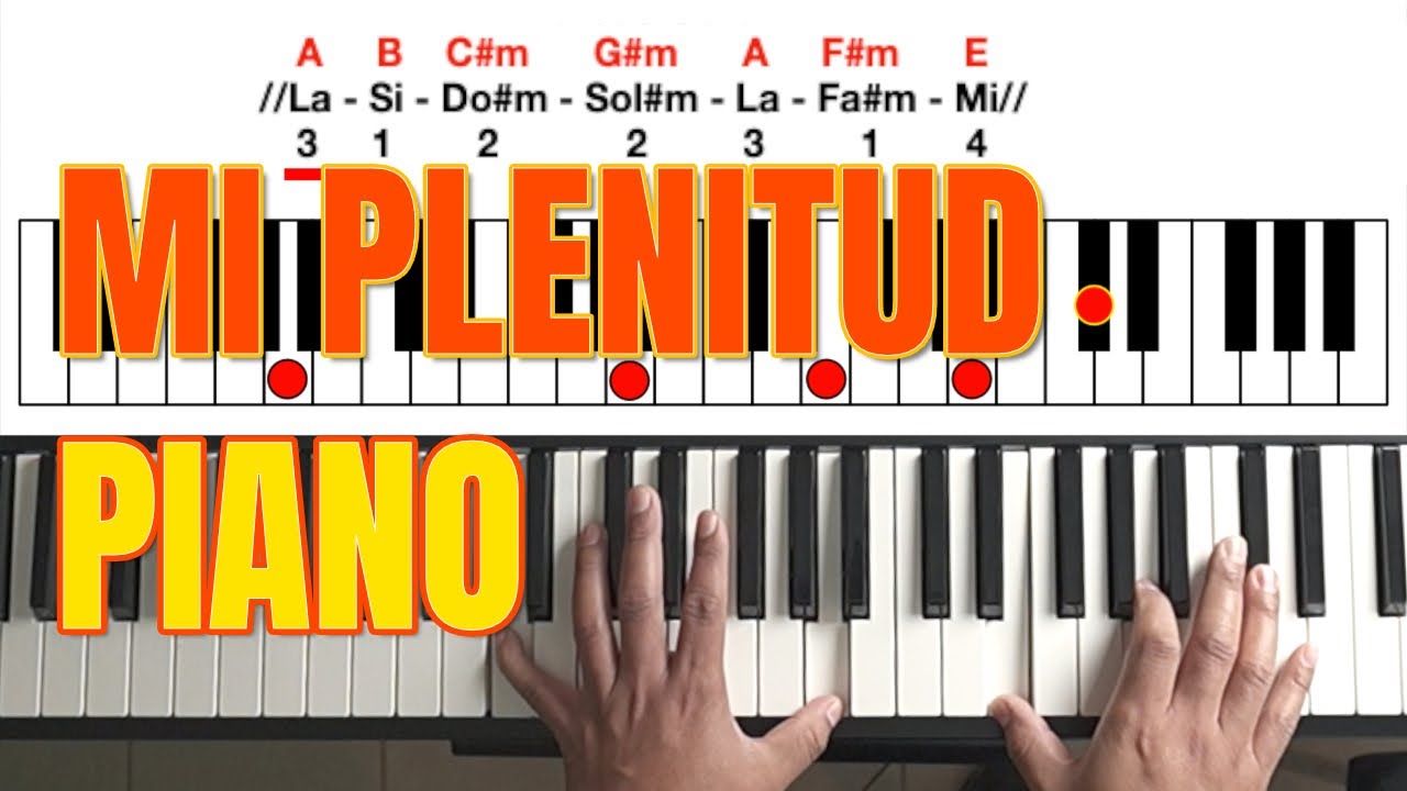 Tutorial de Piano: 'Eres Mi Plenitud' - Marcos Brunet (Acordes y Guía Completa)