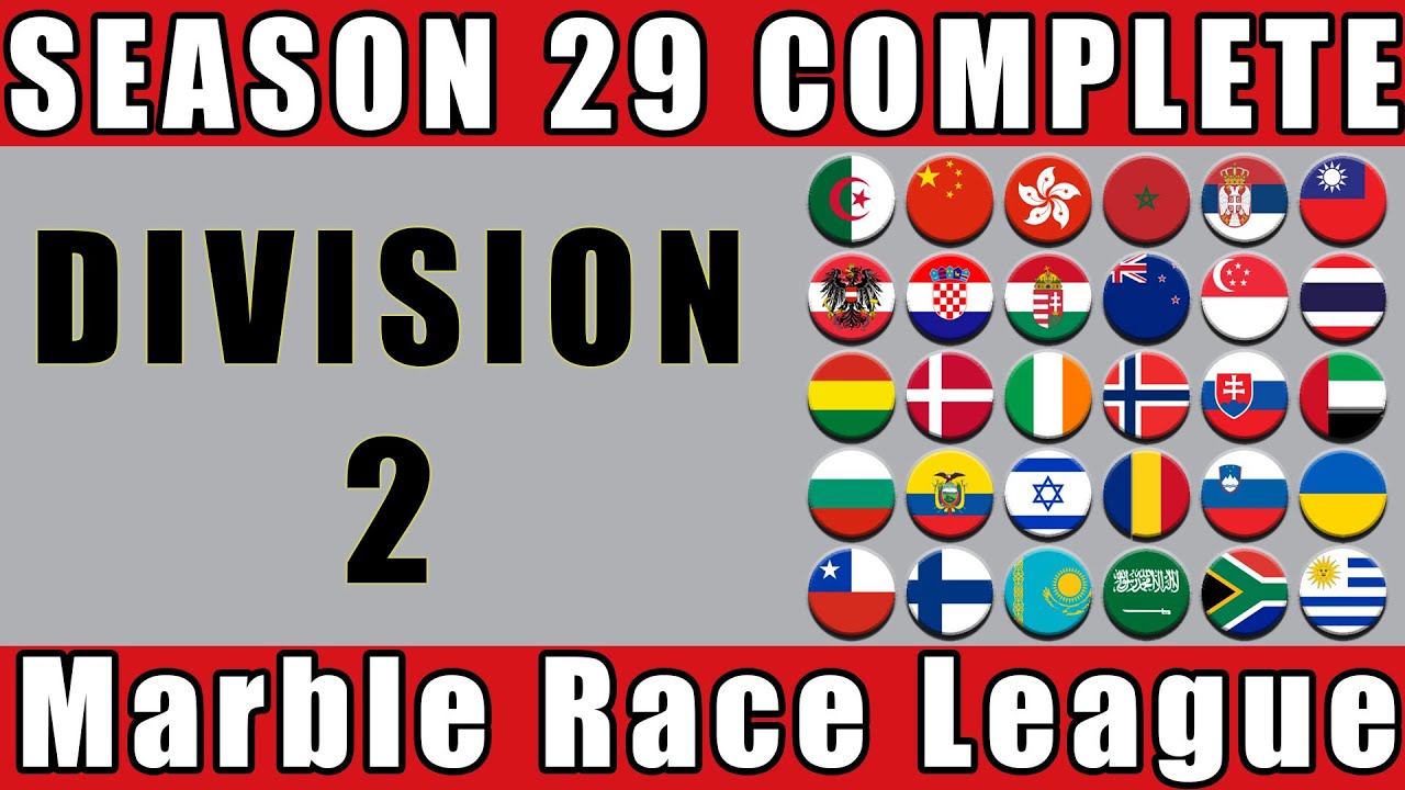 Marble Race League Season 29 Division 2 Complete Race / Marble Race King