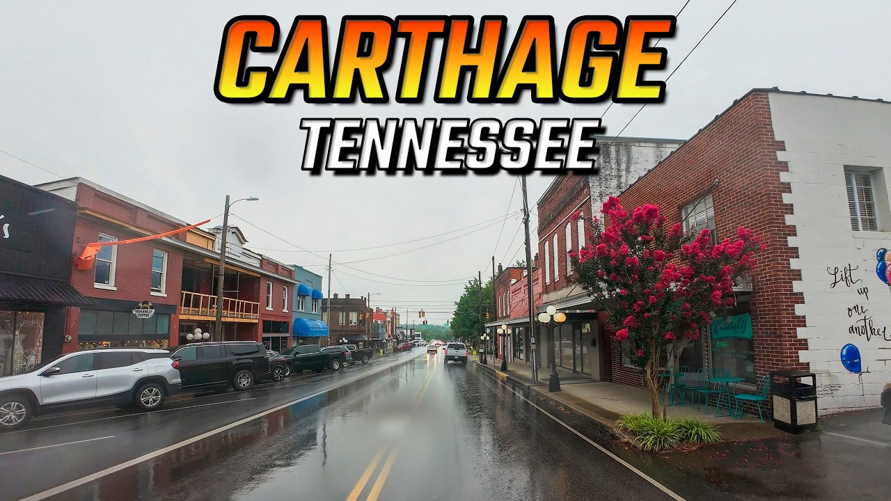 Carthage Tennessee Driving Through