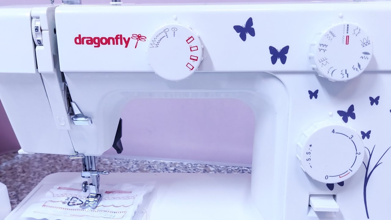 #اكسبلور طريقه استخدام ماكينة خياطه Dragonfly  موديل 396