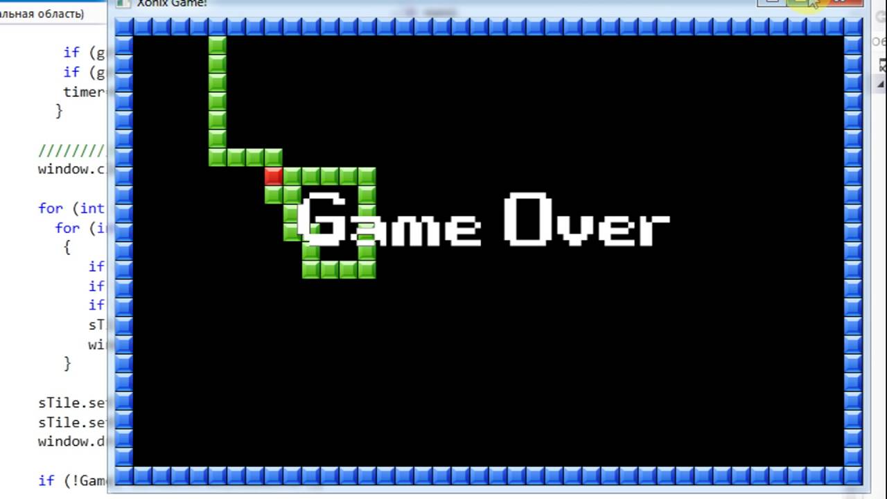 Let's make 16 games in C++: Xonix