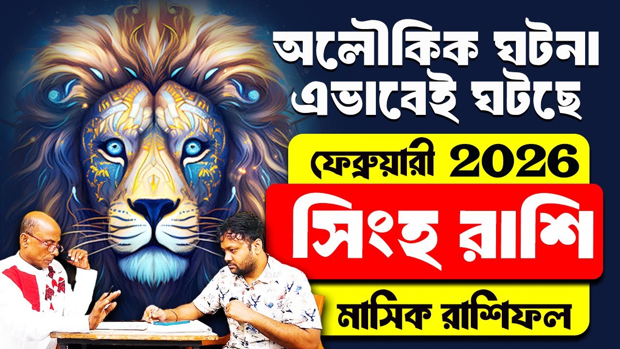 সাবধান ! ২০২৬ সালের কঠিন পরীক্ষা চলছে | সিংহ রাশি Februry 2026 #PradipSahoo