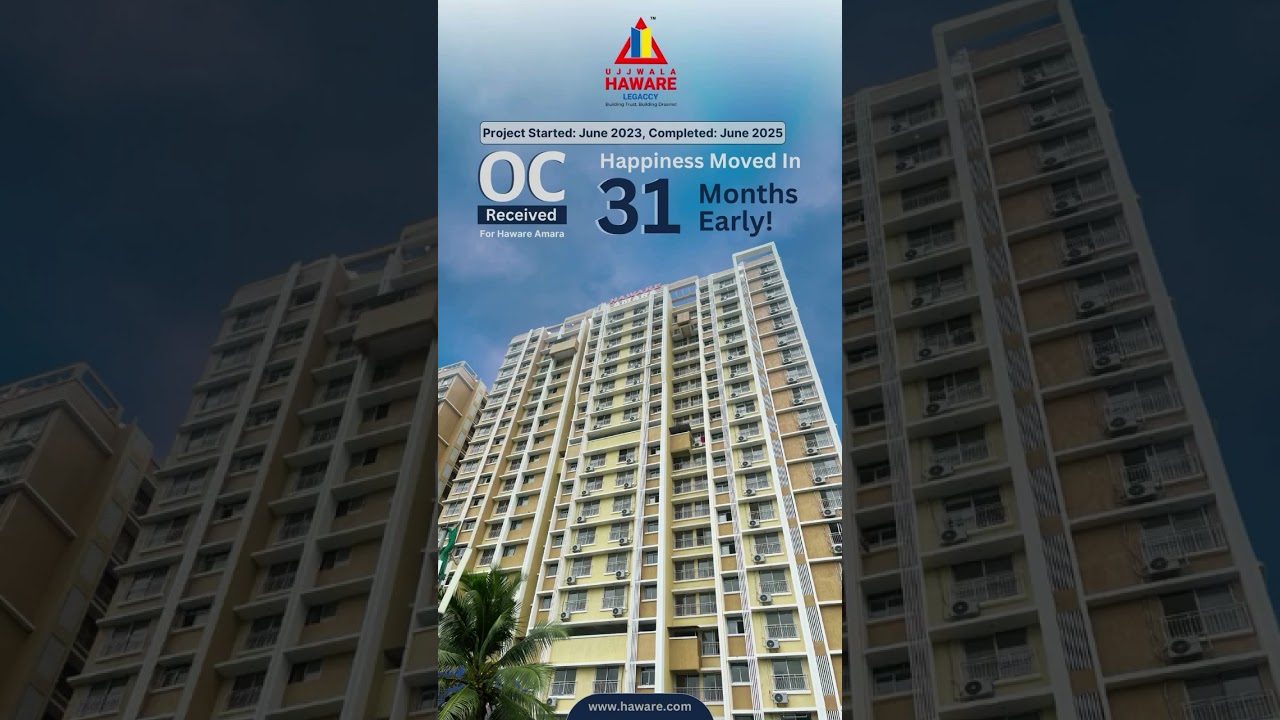 Haware Amara OC received | 31 months ahead of schedule | Ujjwala Haware Legaccy
