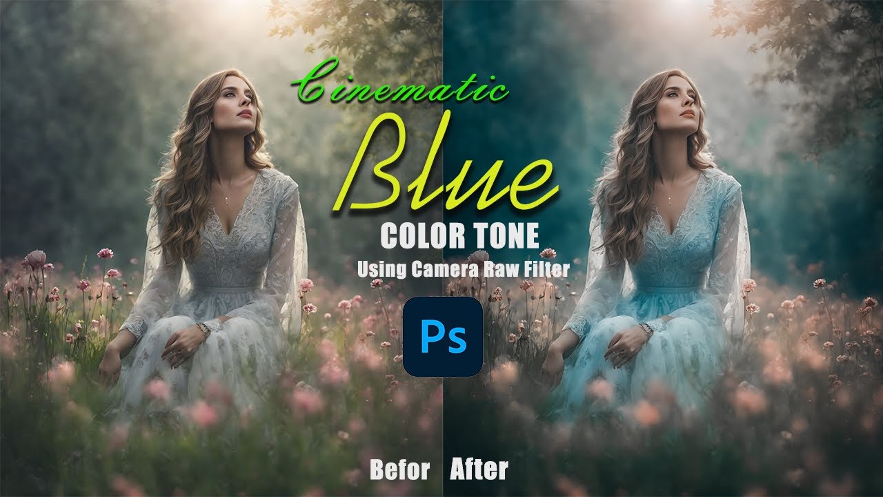 Cinematic Photo Editing -Trending  Blue Tone in Photoshop