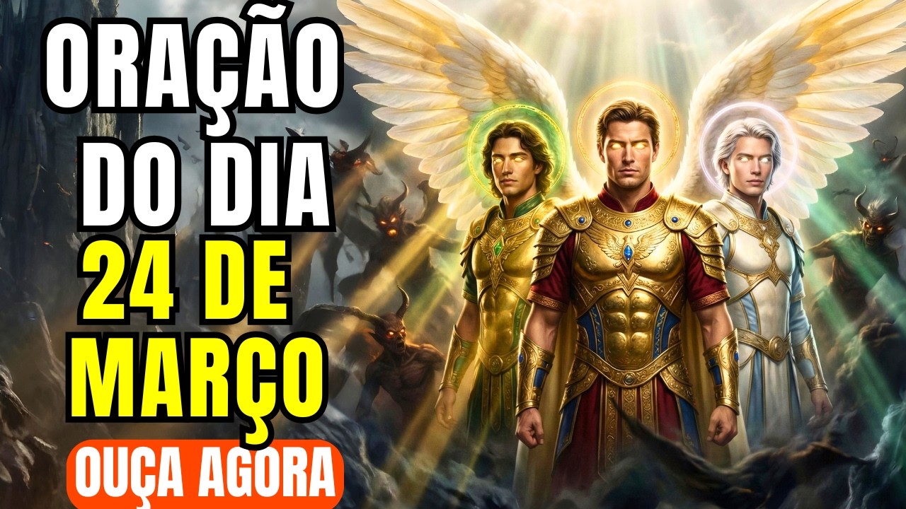 Os 3 Arcanjos DESCEM HOJE Sobre Sua Casa — Quebre Todo Mal e Receba Proteção Divina — Reze Comigo