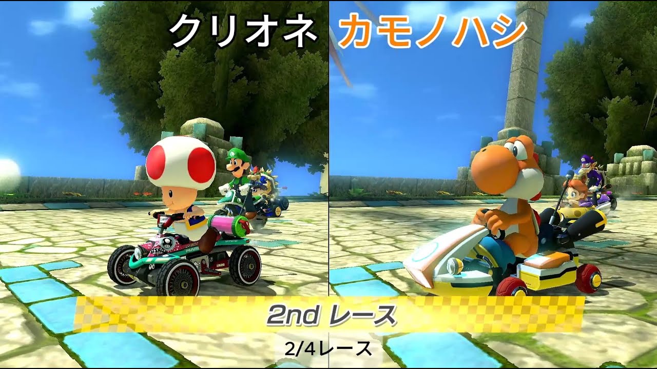 【マリオカート8DX】クリオネvsカモノハシ（第1回目_2/4)