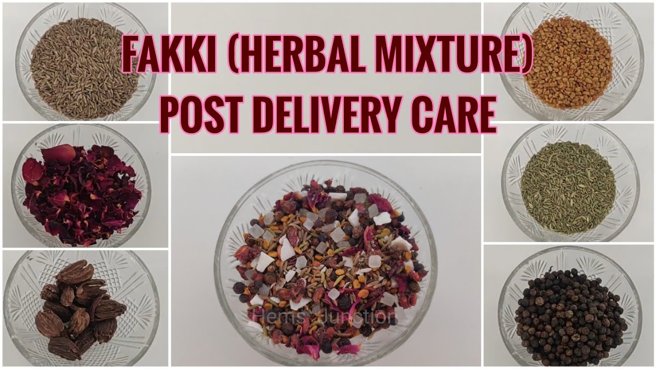 Traditional Sindhi Phakki Recipe/Herbal Mixture for Post Delivery for New Mothers (Post-Partum Care)
