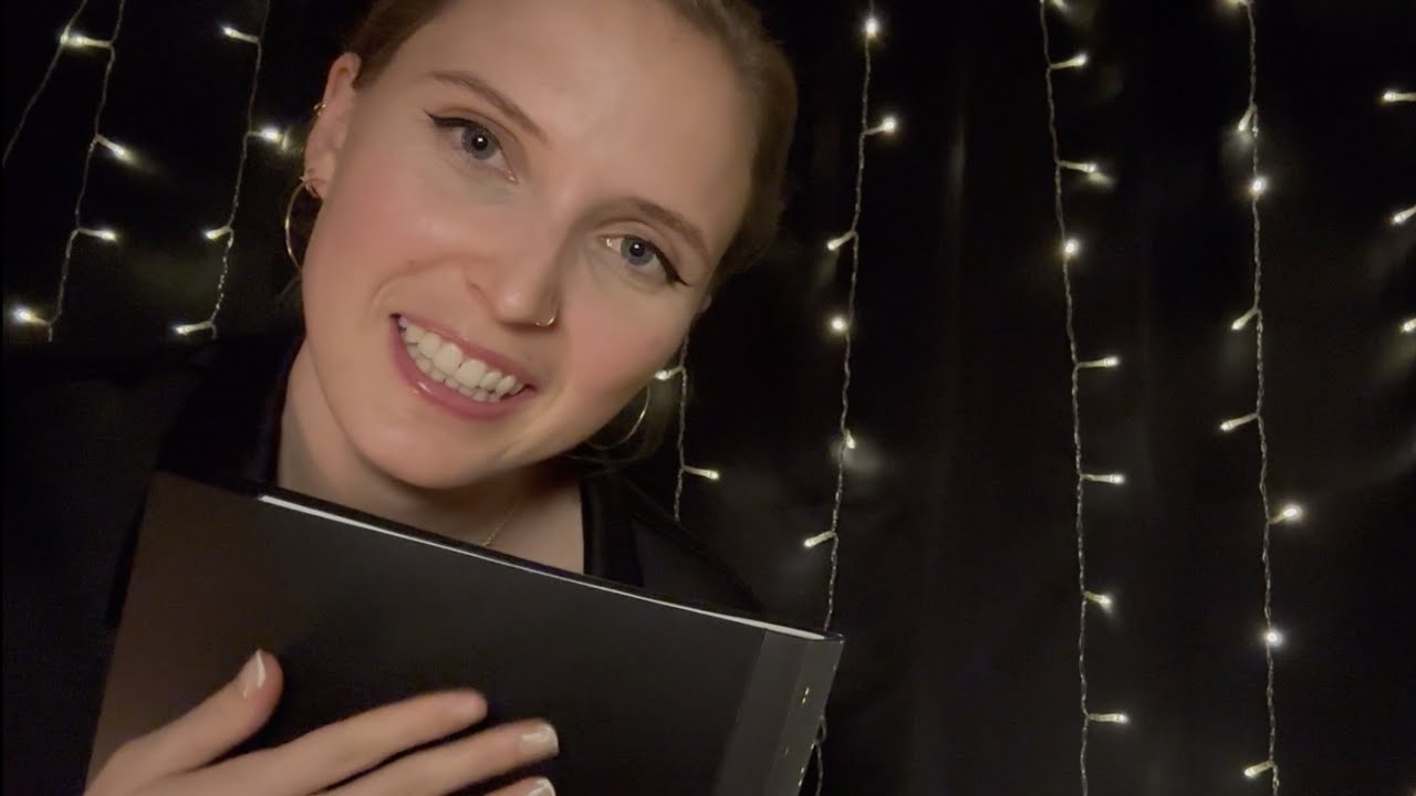 ASMR Fine Dining Waitress Menu Reading
