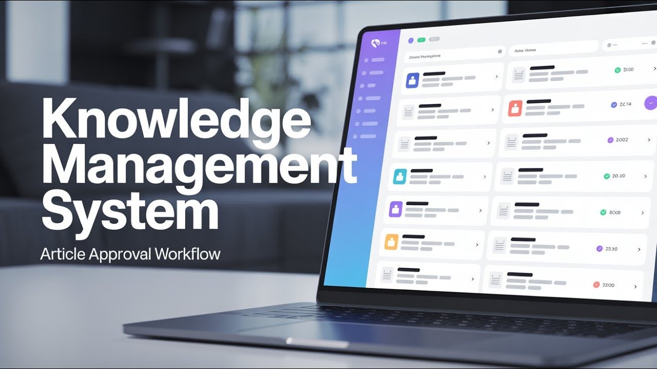 Power Apps Knowledge Management System, Article Management, Approval Workflow, Corporate KMS