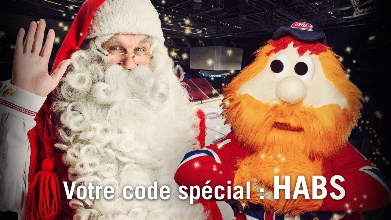 Santa has a special holiday message for Youppi!