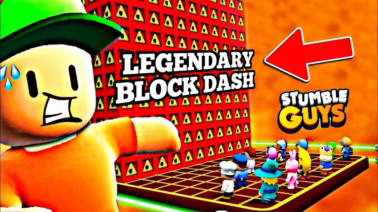 ЛЕГЕНДАРНЫЙ БЛОК ДЕШ В СТАМБЛ ГАЙС 😱 Legendary Block Dash in Stumble Guys