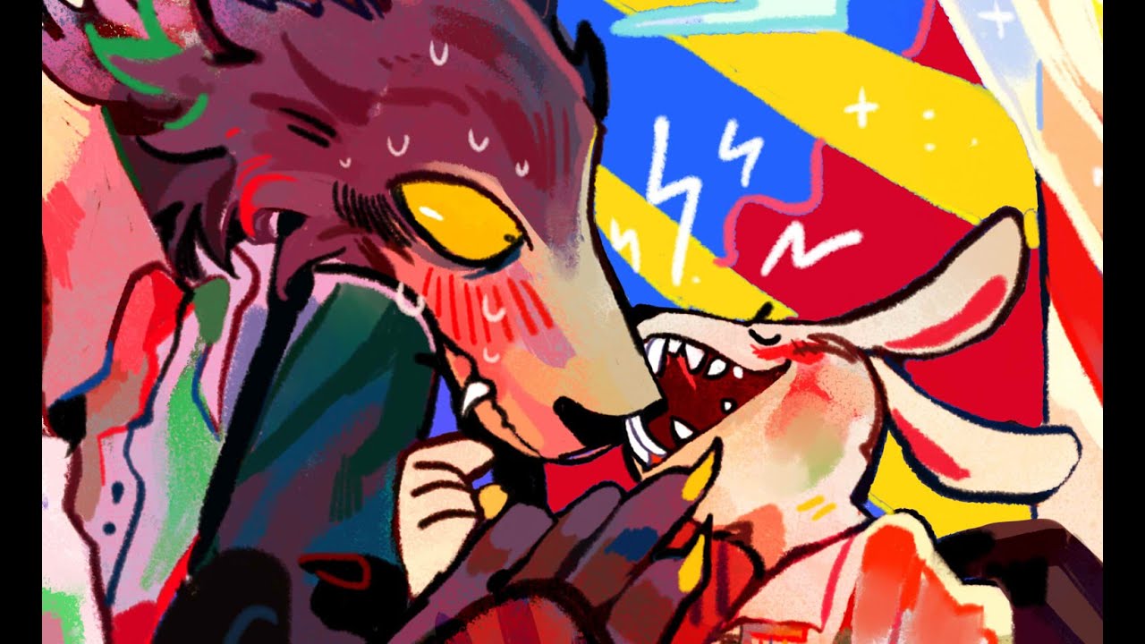 BEASTARS speedpaint... i really like haru and legosi