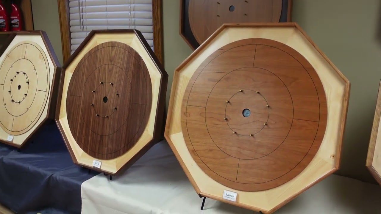 Crokinole Boards Overview from Crokinole Canada (www.crokinole.ca)