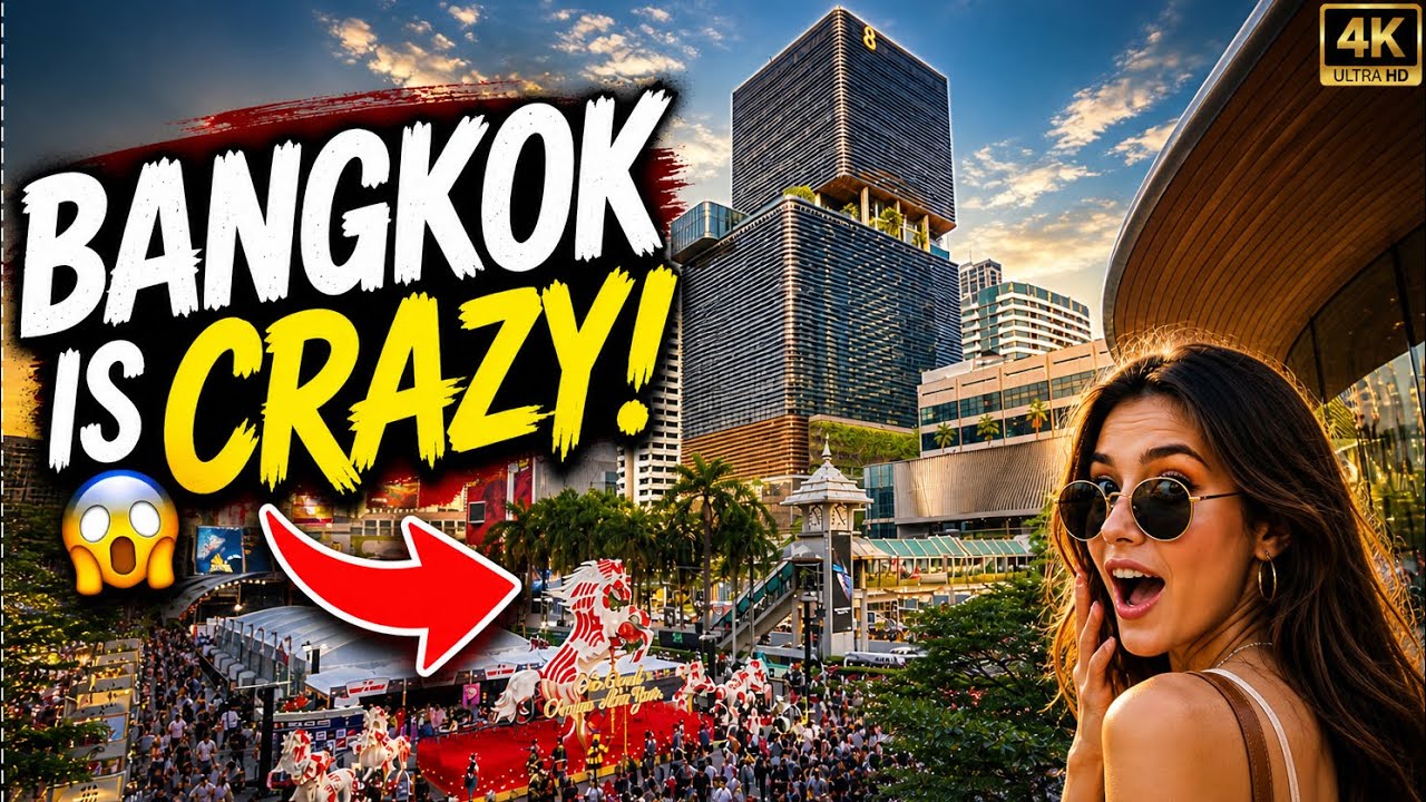 Bangkok Walking Tour 🇹🇭 | MBK Center, Apple Store & Siam Luxury Street (4K HDR)