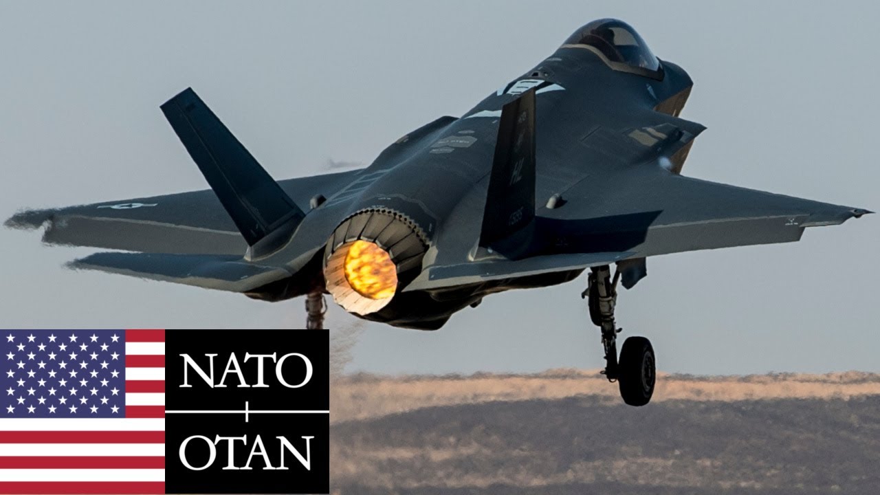 НАТО. Стелс истребители F-35A ВВС США прибыли в Литву.