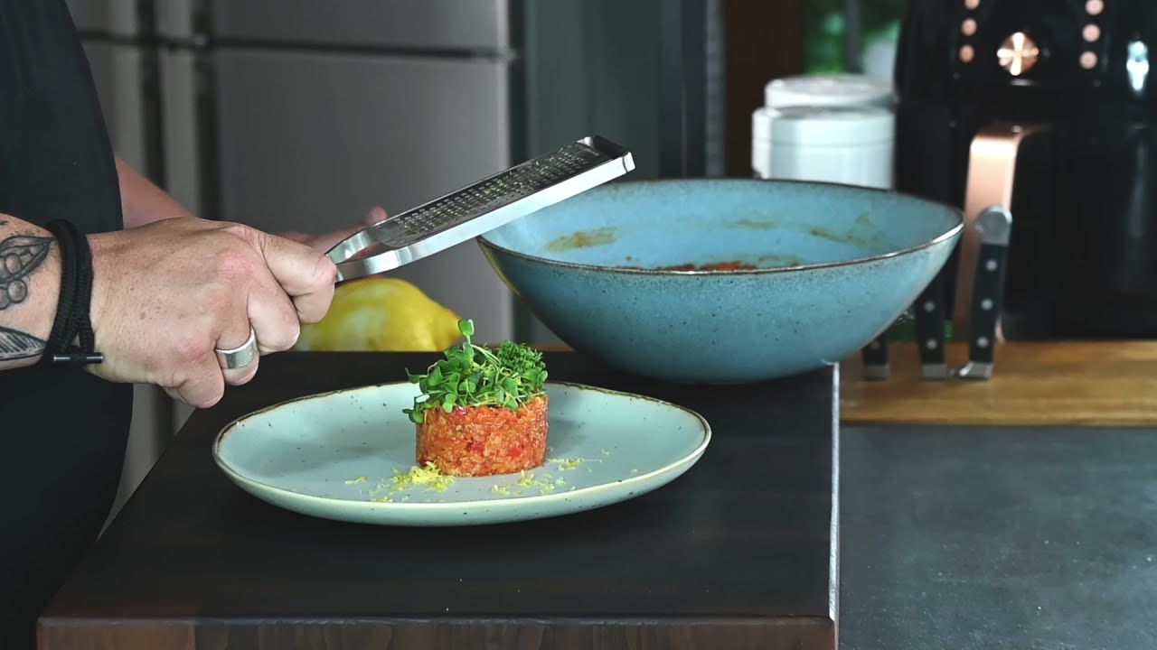 Gazpacho-Tartar / Gem&uuml;se  mit Doradenfilet