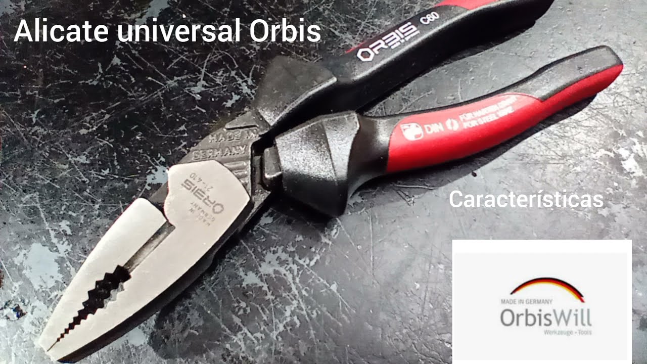 Alicate universal ORBIS 21410 / universal pliers Orbis tools germany