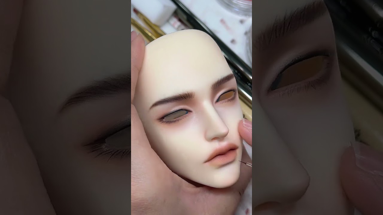 [Anna-Queen] BJD Makeup  #bjd #doll #makeuptutorial #bjdfaceup #makeup