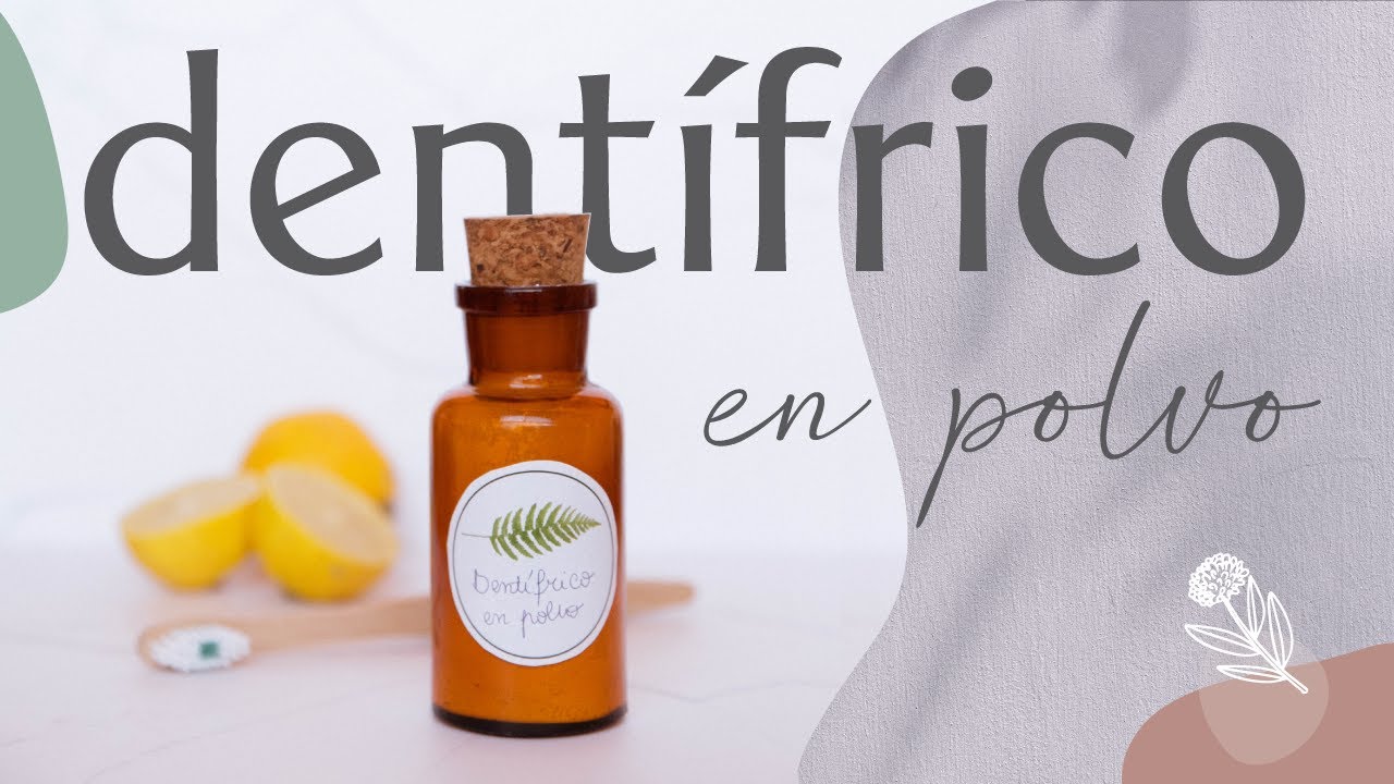 DENTÍFRICO NATURAL en polvo (receta fácil y rápida) 🌿 Nuria Iribarren