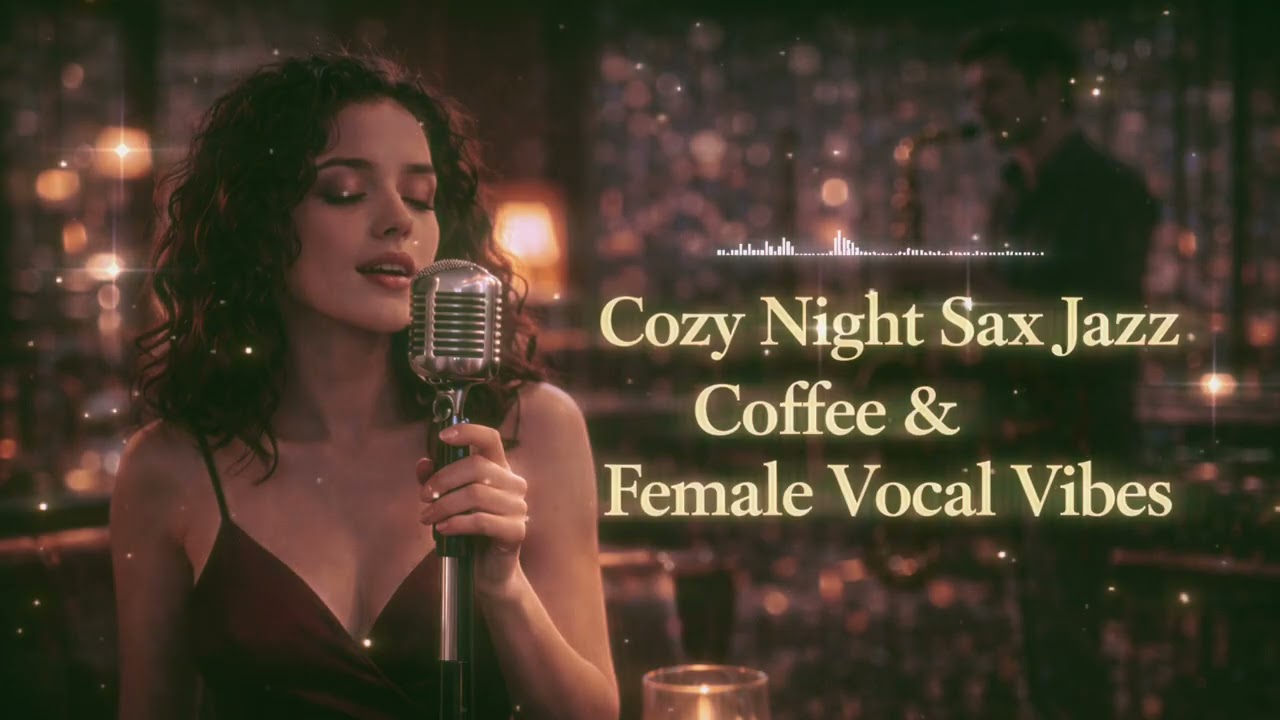Cozy Night Sax Jazz  Coffee & Female Vocal Vibes