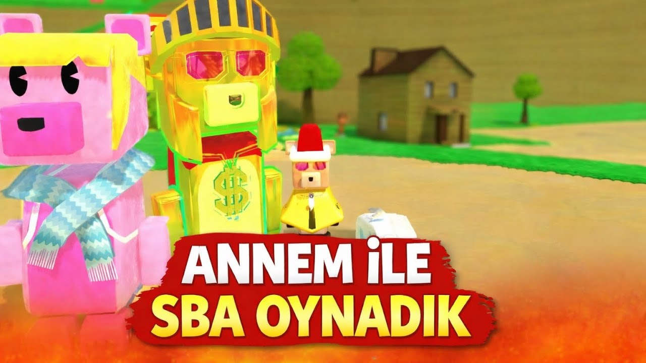 ANNEM İLE SBA OYNADIK|3 KİSİ ONLİNE GİRDİK #superbearadventure 