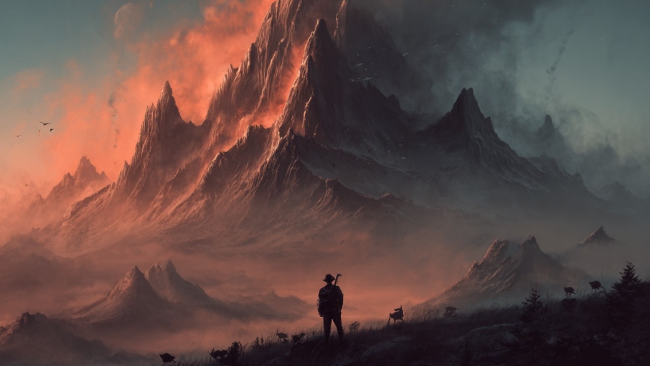Skyfire At The Distant Ridge | Celtic Music Journey