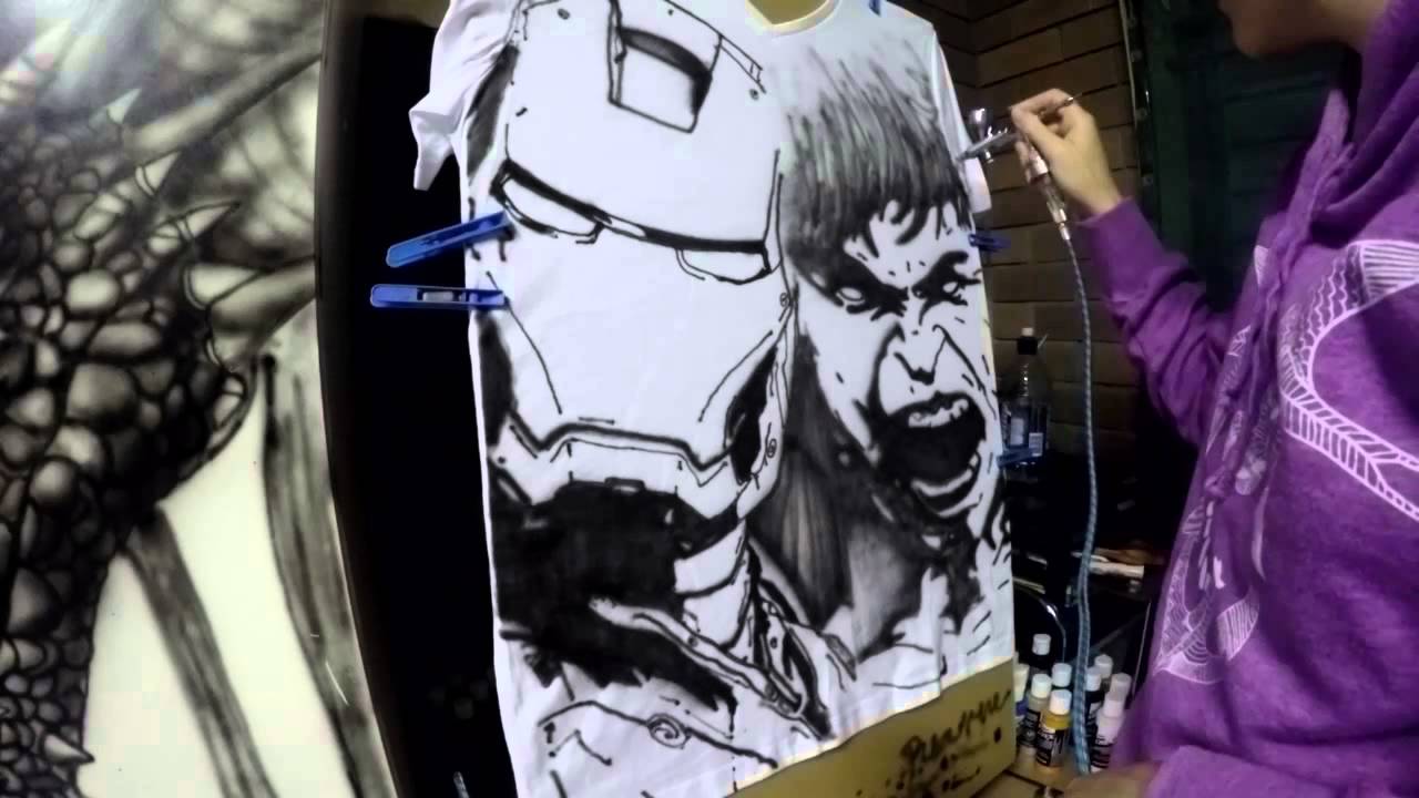 The Avengers speed Airbrushed by Riarne