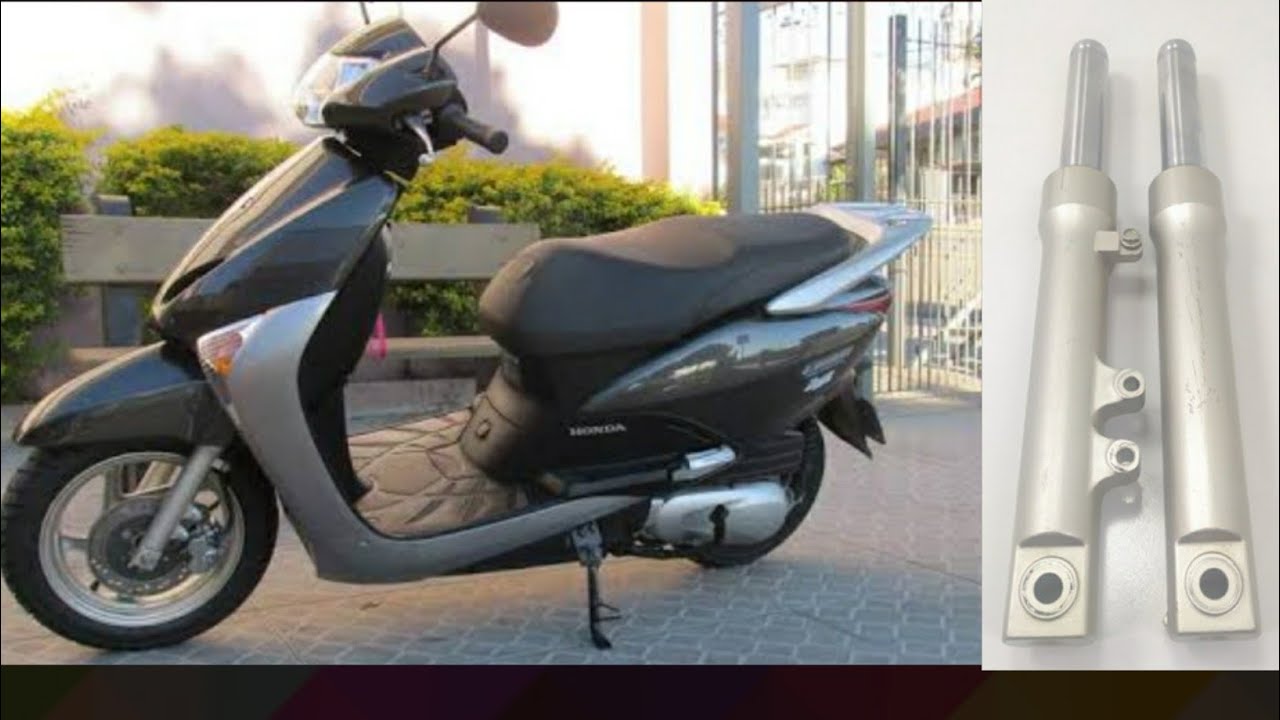 Honda lead 110 substituindo a suspensão dianteira