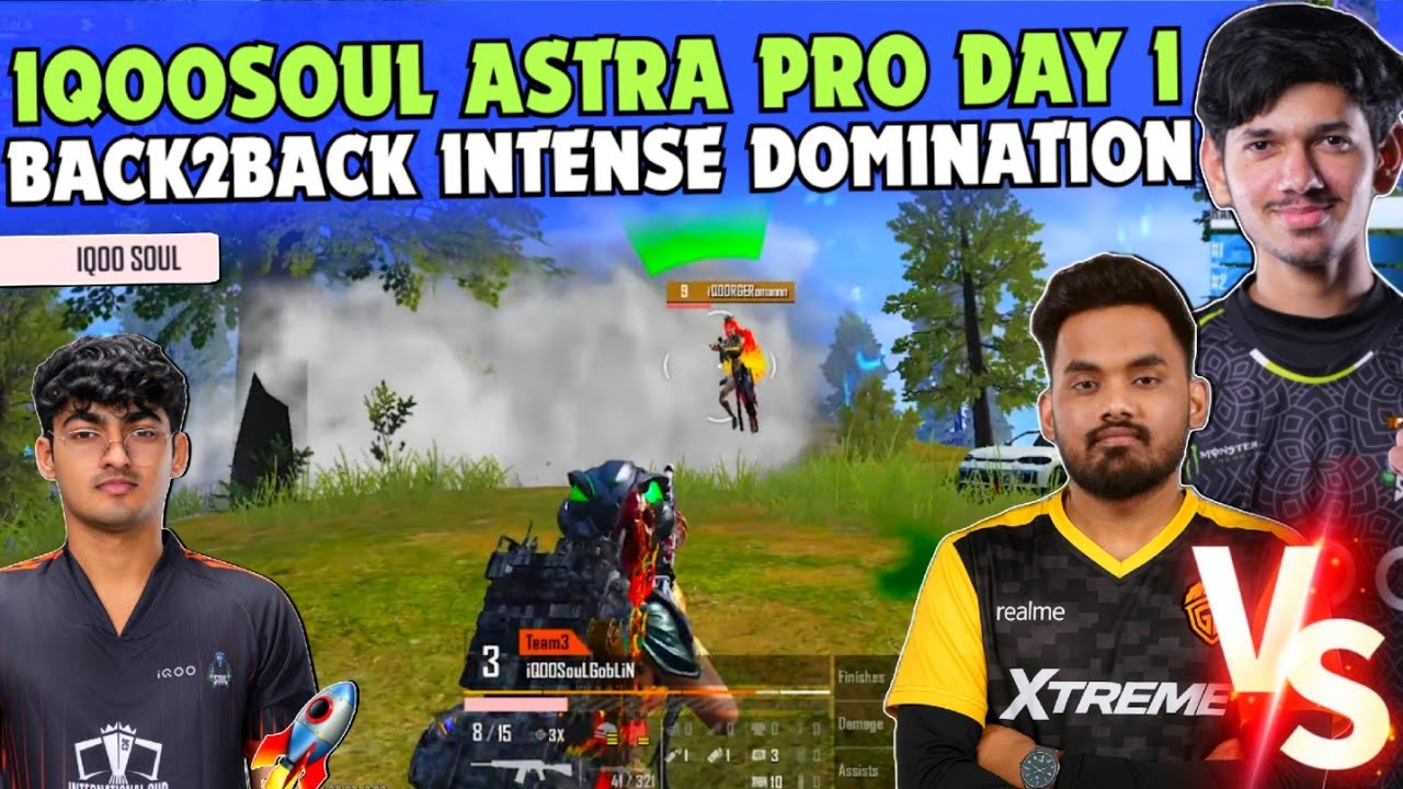 iQOOSouL Astra Pro Invitational Day 1 ✅ SouL Legit Joker Goblin Domination 🔥 SOUL vs GODL 💛🚀