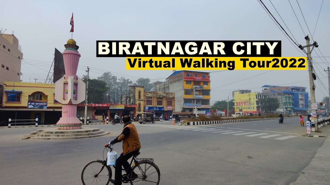 BIRATNAGAR CITY - Virtual Walk Around BIRATNAGAR Busy Area 2022【4K 60fps】🇳🇵