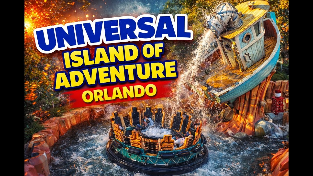USA Orlando 2025 - Universal Resort - Island of Adventure - Themepark Movie