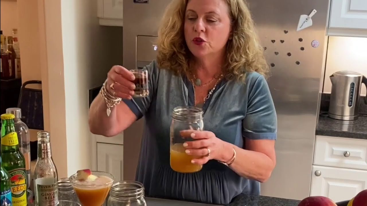 Cocktails With Carol - Apple Ginger Spritzer