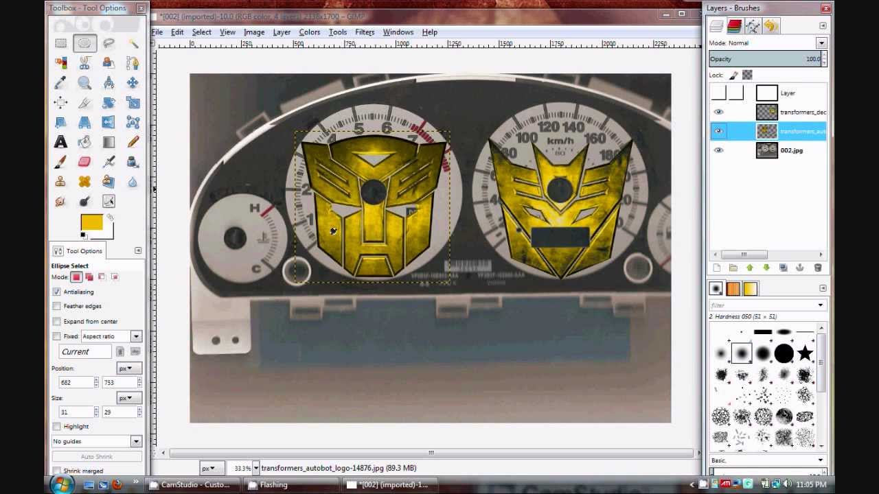 2003 Honda Civic Gauge Transformer Overlay DIY - Part 2