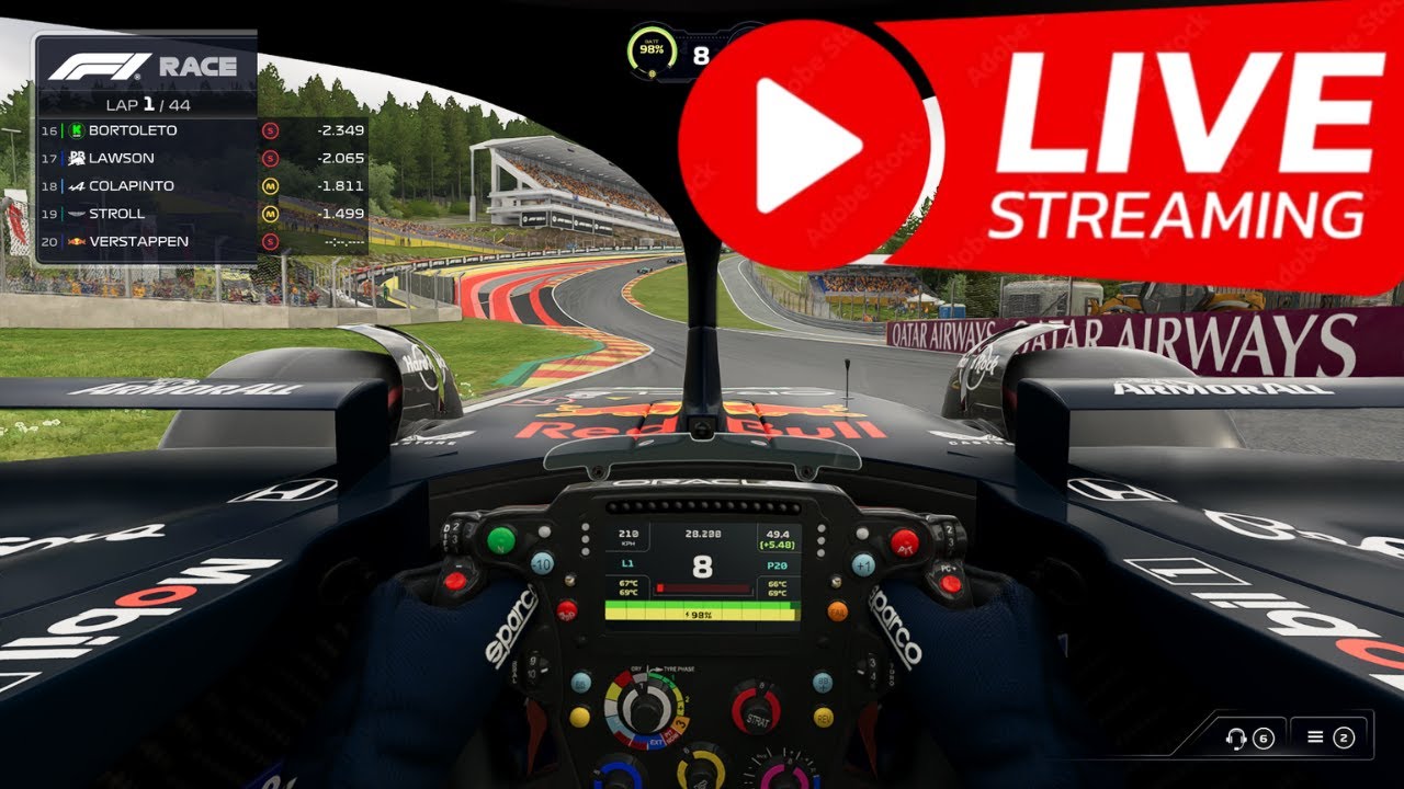 Max Verstappen Belgium Grand Prix | Live F1 25 Gameplay | Nitho Drive Pro One Steering Wheel