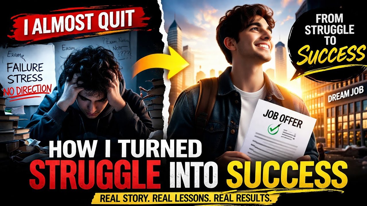 From Struggle to Success: The Ultimate Student Transformation (High emotional impact