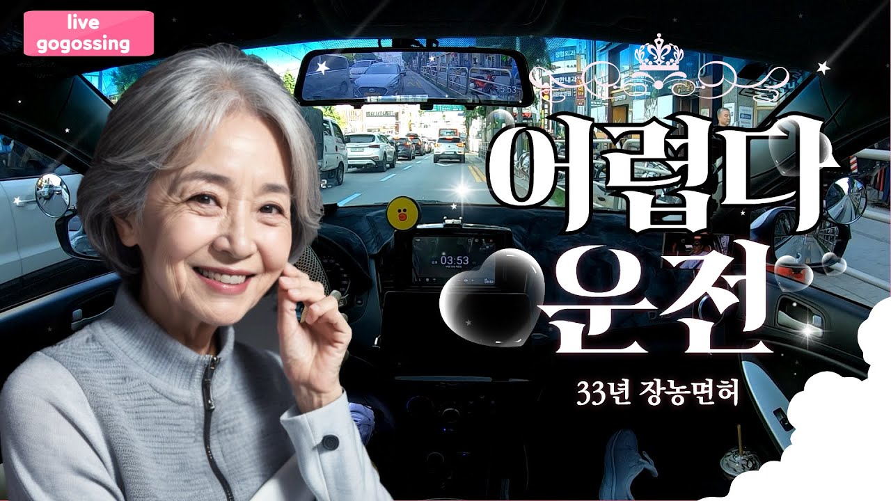 [라이브 고고씽] ♥ 33년 장농면허자 운전연수 10시간 / 잘 배우셨을까요?