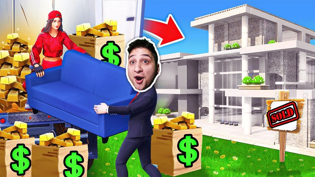 მილიონერის სახლი მაქვს Fortnite Tycoon
