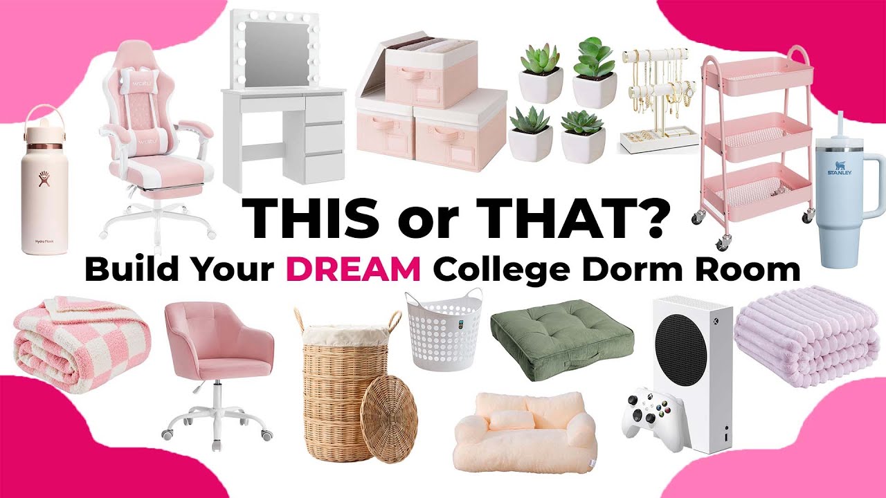 🛏️ Build Your DREAM College Dorm Room 🏫 | THIS or THAT challenge