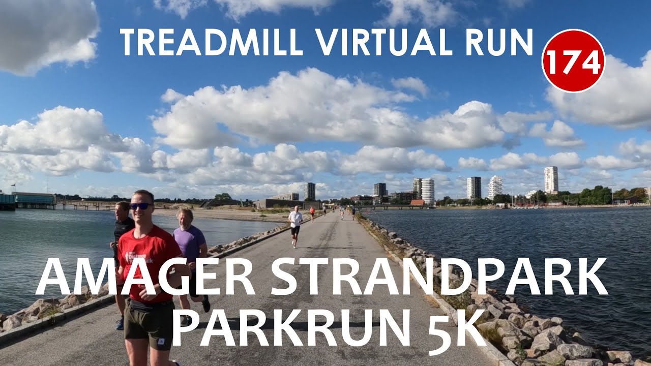 Treadmill Virtual Run 174: Amager Strandpark parkrun 5K, Copenhagen, Denmark