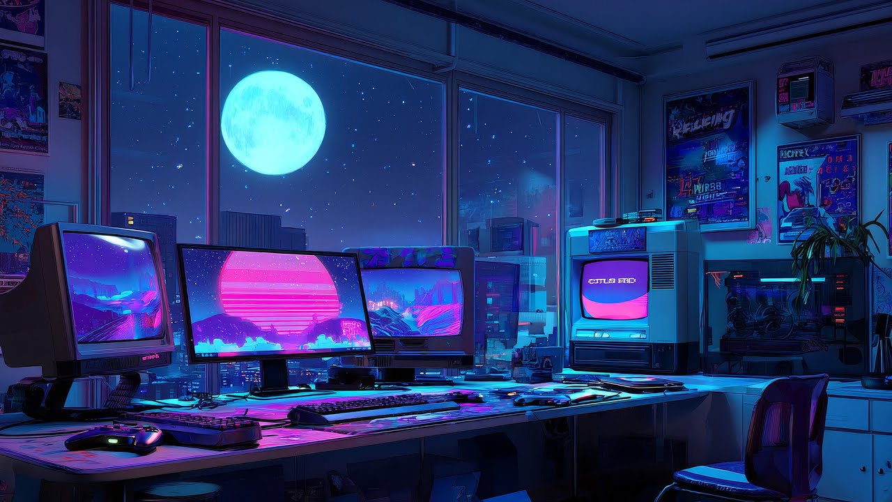 ＳＵＮＳＥＴ　ＶＩＢＥＳ1983 [ Retrowave - Synthwave - Dreamwave Mix ]