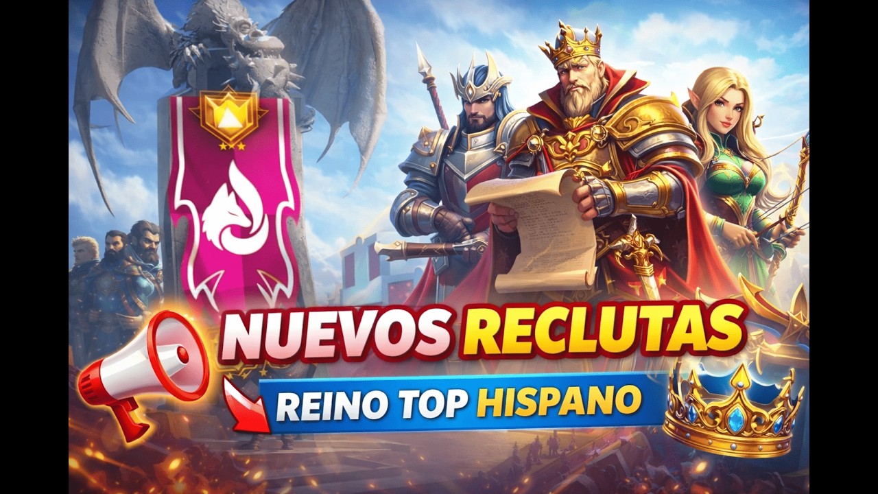 Mostrando LOS NUEVOS RECLUTAS de la alianza HISPANA top 1 de CALL OF DRAGONS.
