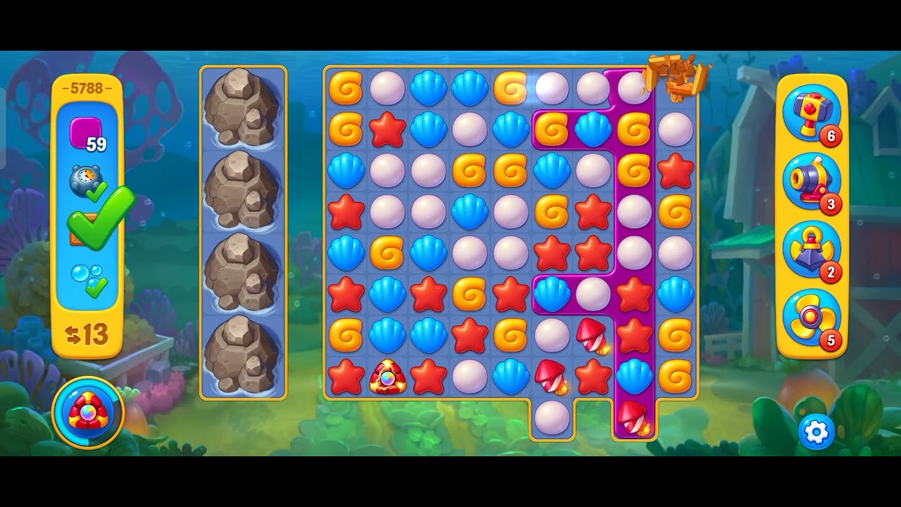 Play Fishdom Level 5788 Level Complete!